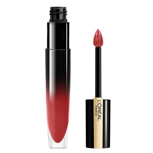 NWT L'Oreal Paris 317 Be Fiery Brilliant Signature Shiny Lip Stain Lipstick - Picture 1 of 9